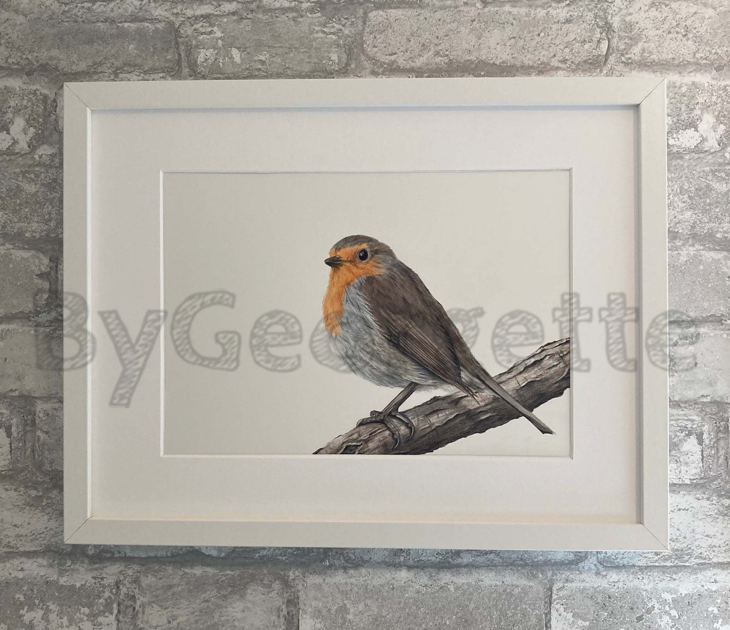 Birds - Red - Red Robin Print